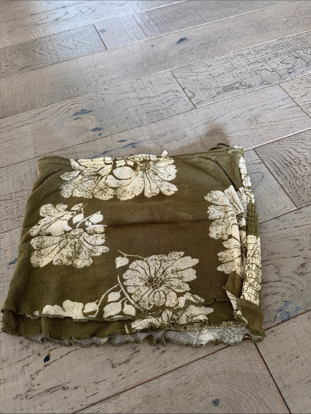 Free people smocked Floral tube top